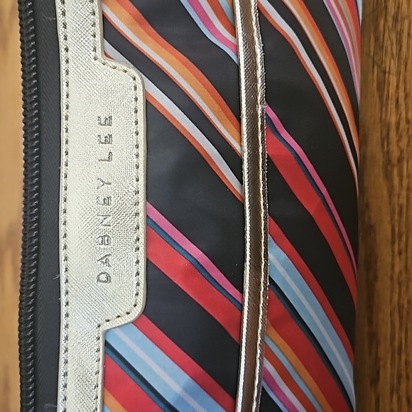 Dabney Lee Packable Travel Tote - Large capacity - black striped nylon - Picture 2 of 14